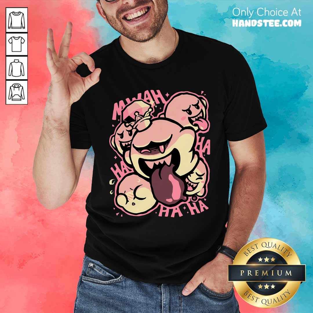 Shirt Official Cute Super Mario Ghost Evil Laugh T-Shirt