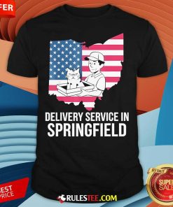 Official Delivery Service Oh Debate Trump Harris Eating The Cats T-Shirt