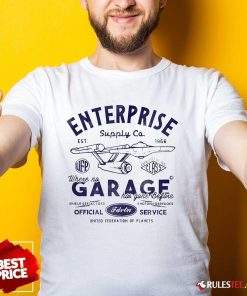 Official Enterprise Where No Garage Has Gone Before T-Shirt