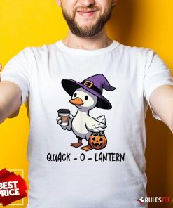 Official Goose Halloween Spooky Season Goose Quack O Lantern T-Shirt