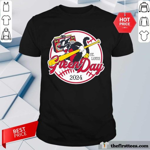 Official Green Day St. Louis Cardinals 2024 T-Shirt