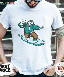 Official Ice Bear Smoking T-Shirt