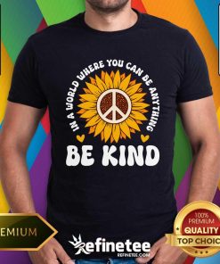 Official In A World Where You Can Be Anything Be Kind T-Shirt