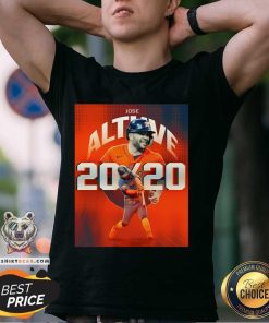 Official Jose Altuve Records His 3rd Career 20 20 Season T-Shirt