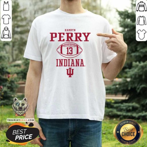 Official Kamryn Perry Indiana Hoosiers Dark Grey T-Shirt