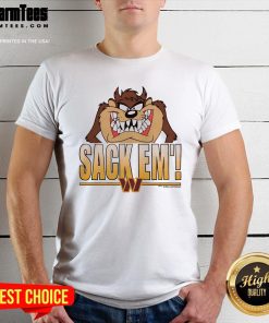 Official Looney Tunes Taz Sack Em' X Washington Commanders T-Shirt