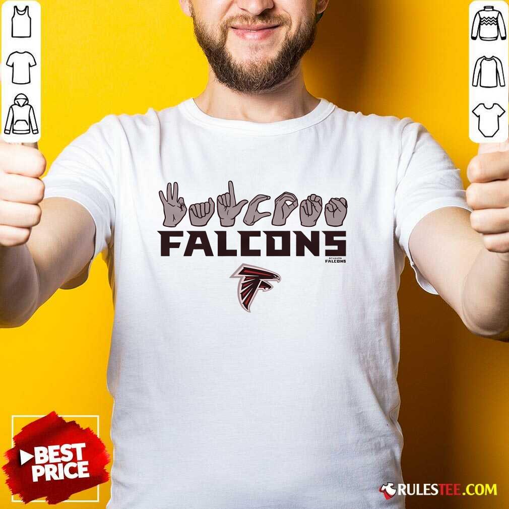 Shirt Official Love Sign X Falcons ASL T-Shirt