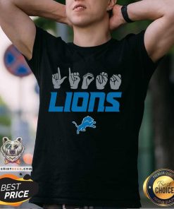 Official Love Sign X Lions ASL T-Shirt