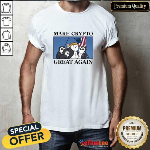 Official Make Crypto Great Again Penguin T-Shirt