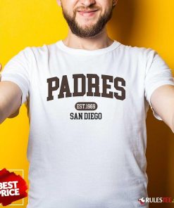 Official MLB Varsity Padres San Diego T-Shirt