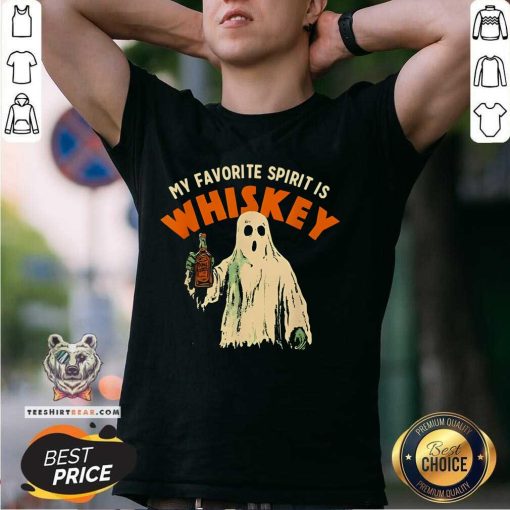 Official My Favorite Spirit Is Whiskey Halloween 2024 T-Shirt