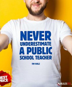 Official Never Underestimate A Public School Teacher Kamala Harris T-Shirt