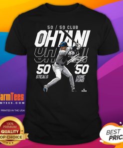 Official Ohtani 50-50 Milestone Home Runs Shohei Ohtani Mlbpa T-Shirt