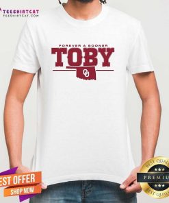 Official Oklahoma Sooners White Forever Sooner Toby T-Shirt