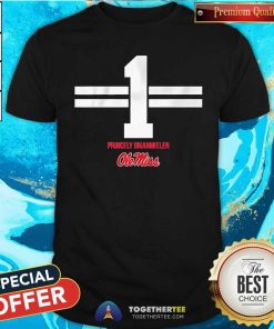 Official Ole Miss Football Princely Umanmielen 1 Stripe T-Shirt