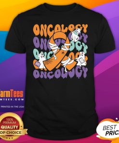 Official Oncology Nurse Ghost Halloween T-Shirt