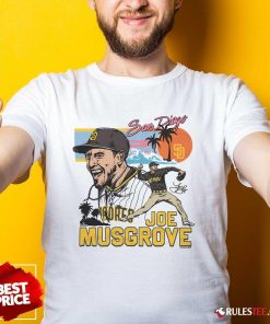 Official Team Homage X Joe Musgrove Padres T-Shirt