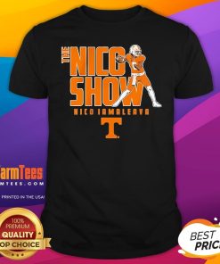 Official Tennessee Football The Nico Iamaleava Show T-Shirt