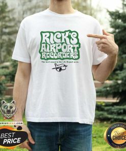Official Tom Petty Rick's Airport Recorders The Best Round T-Shirt