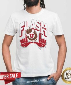 Official Utah Utes Flash The U T-Shirt