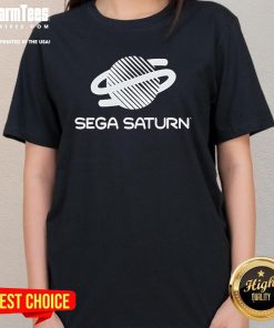Official Walaber Sega Saturn Retro Logo Ladies-Tee