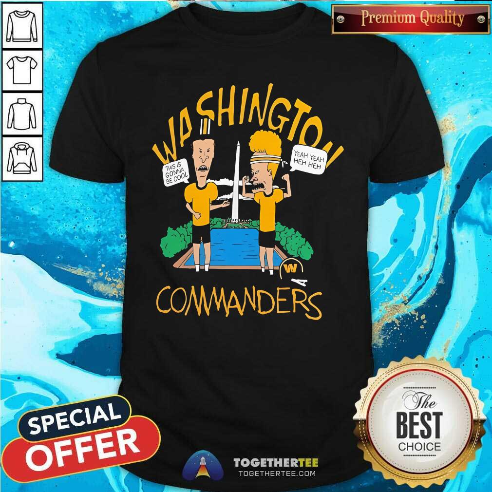 Shirt Official Washington Commanders NFL X Beavis And Butt-Head T-Shirt