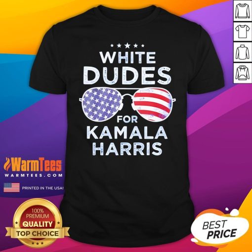 Official White Dudes For Kamala Harris T-Shirt