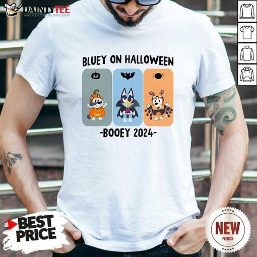Original Bluey On Halloween Booey 2024 T-Shirt