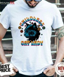 Original Childless Cat Lady For Kamala Harris 2024 T-Shirt
