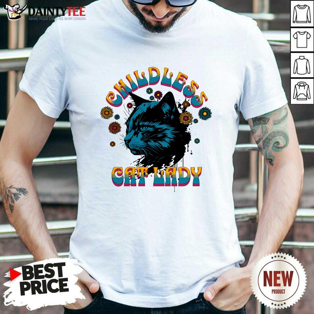 Shirt Original Childless Cat Lady For Kamala Harris 2024 T-Shirt