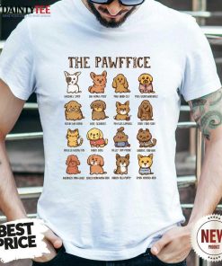 Original Cute The Pawffice Cats And Dogs T-Shirt