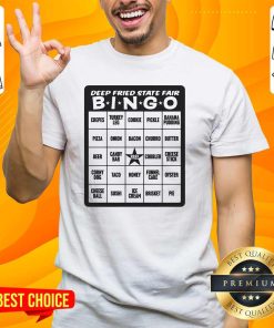 Original Deep Fried State Fair Bingo T-Shirt