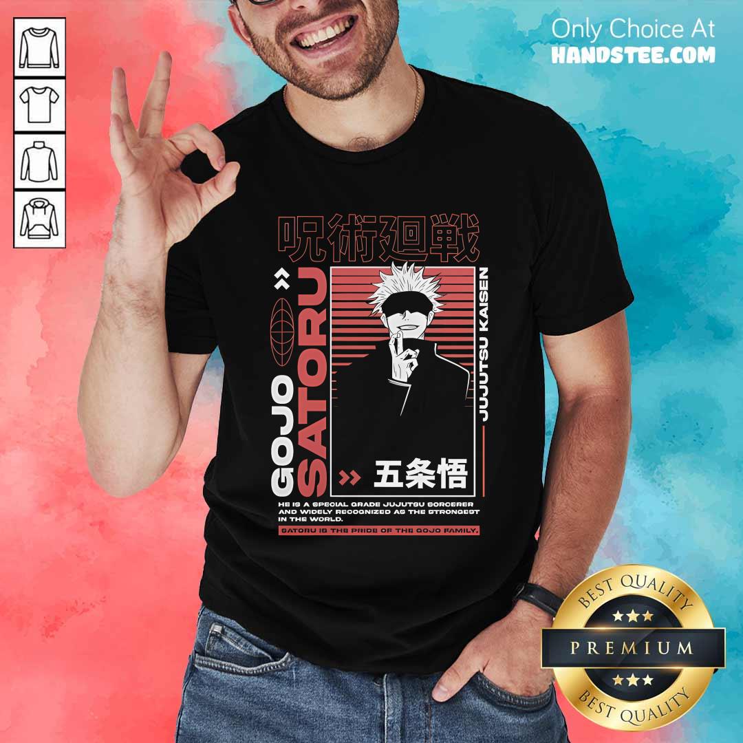 Shirt Original Gojo Satoru Sorcery Master T-Shirt