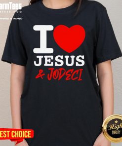 Original I Love Jesus And Jodeci Ladies-Tee