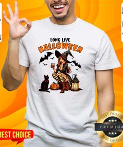 Original Long Live Halloween Vintage Halloween Witch T-Shirt