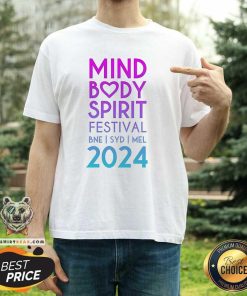 Original Mind Body Spirit Festival Two Sided Standard Event T-Shirt