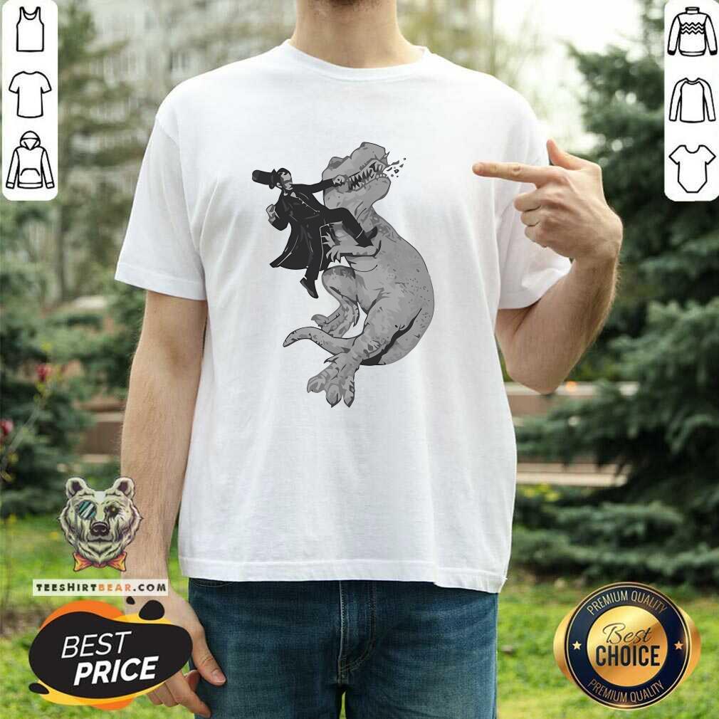 Shirt Original Punching A T-Rex Like A Boss T-Shirt