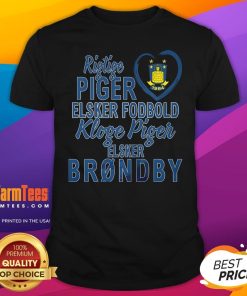 Original Real Women Love Football Smart Women Love Brondby FC T-Shirt