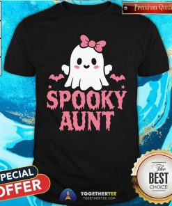 Original Spooky Aunt Family Cute Ghost Boo Halloween T-Shirt
