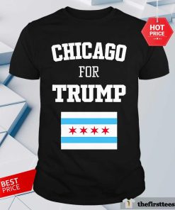 Original The Lioness Chicago For Trump Flag T-Shirt
