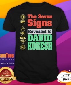 Original The Seven Signs Revealed To David Koresh T-Shirt