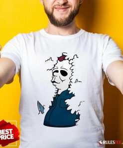 Original The Simpson Michael Myers He's Watching Halloween T-Shirt