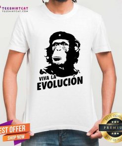 Original Viva La Evolucion Monkey T-Shirt