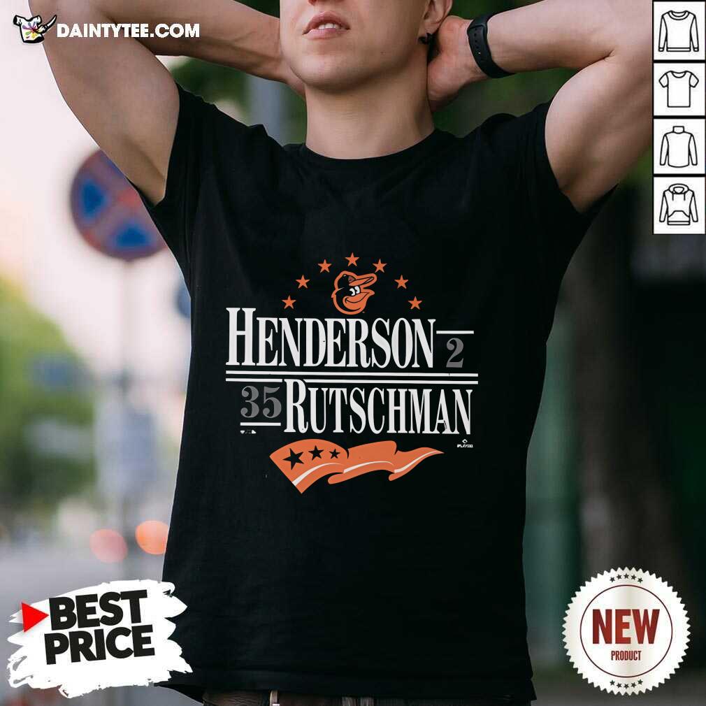 Shirt Premium Baltimore Orioles MLB Henderson Rutschman T-Shirt