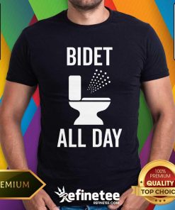 Premium Bidet All Day Bidet Awareness T-Shirt