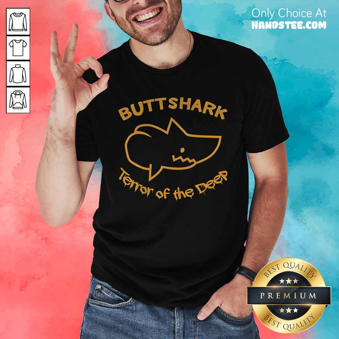 Shirt Premium Buttshark Terror Of The Deep T-Shirt