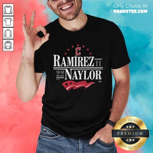 Premium Cleveland Guardians MLB Ramirez Naylor T-Shirt