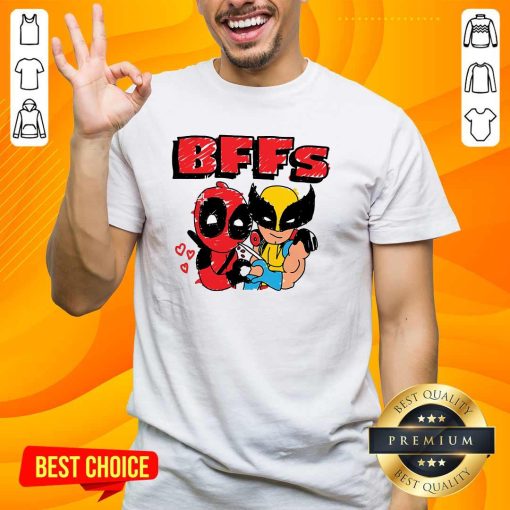 Premium Deadpool And Wolverine Best Buds T-Shirt