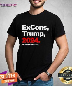 Premium Excons Trump 2024 Ex-Cons For Trump T-Shirt