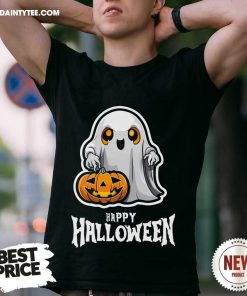 Premium Ghost Happy Halloween T-Shirt